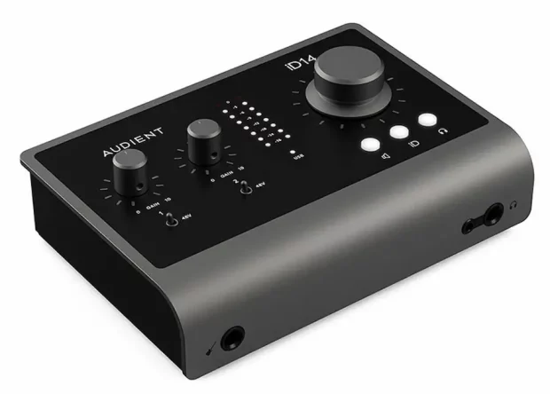 Tarjeta de sonido USB Audient iD14 MKII.