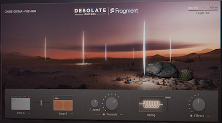 Desolate Guitars Fragment - free virtual guitar instrument