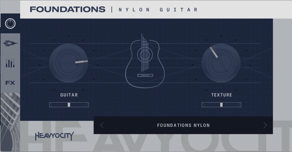 Fundations nylon free guitar de Heavyocity