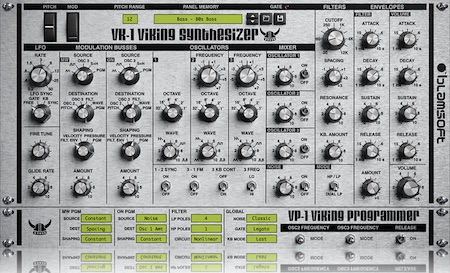 El VK-1 Viking Synthesizer es un plugin inspirado en un Moog Voyager