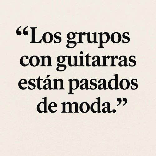 Frase mítica con la que rechazaron a The Beatles en una discográfica (Decca).
