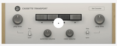 cassette transport, free vst tape stop plugin