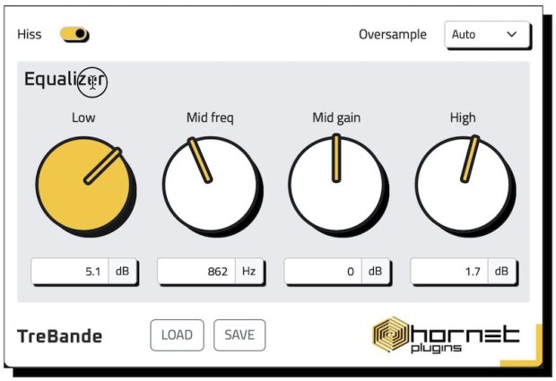 free semi-parametric equalizer plugin hornet trebande