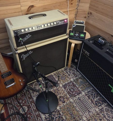 Grabando guitarras en GuitarRec estudio